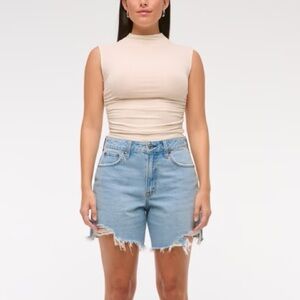 Abercrombie Loose Denim Shorts